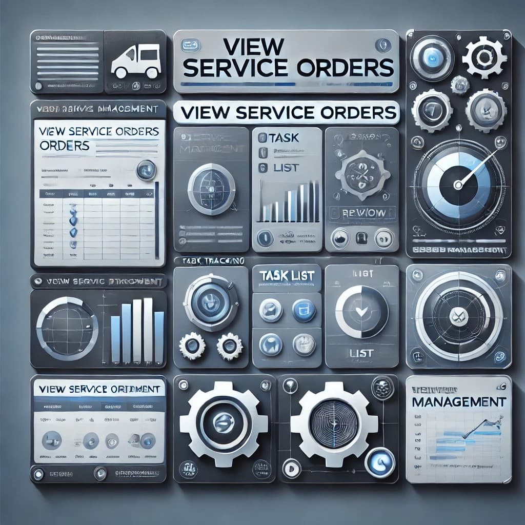 View & Track Service Orders